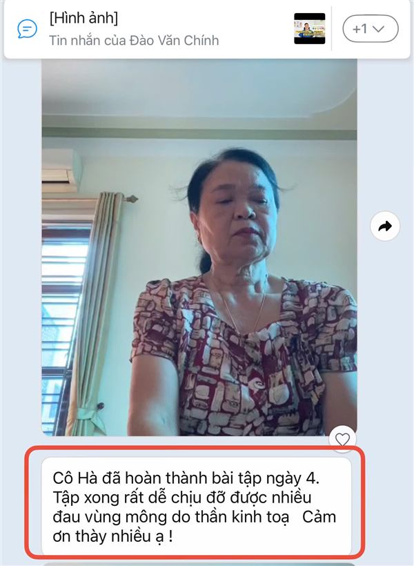 Phản hồi của học viên trong nhóm tập