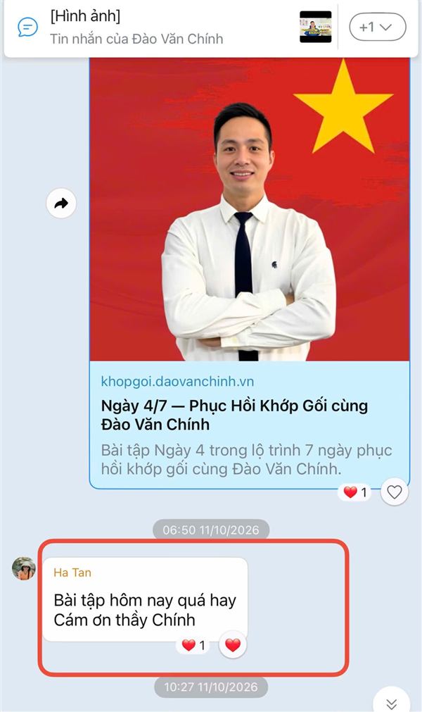 Phản hồi của học viên trong nhóm tập
